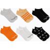 image:imageMerrell Kids Everyday Half Cushion Crew Socks  6 Pair Pack  Reinforced Heel and ToeOrange Assorted Low