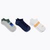 image:imageMerrell Unisex Adult Cushioned Low Cut Tab Socks 3PairBlue Stripe Assorted