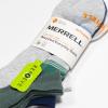 image:imageMerrell Unisex Adult Cushioned Low Cut Tab Socks 3PairBlue Stripe Assorted