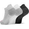 image:imageMerrell Unisex Adult Cushioned Low Cut Tab Socks 3PairGray Assorted