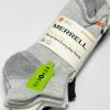 image:imageMerrell Unisex Adult Cushioned Low Cut Tab Socks 3PairGray Assorted