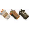 image:imageMerrell Unisex Adult Cushioned Low Cut Tab Socks 3PairOrange Assorted