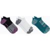 image:imageMerrell Unisex Adult Cushioned Low Cut Tab Socks 3PairPink Assorted
