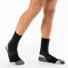 image:imageMerrell Unisex Adult Mens and Womens Trail Running Cushioned Socks  Antislip Heel amp Arch CompressionCrew  Black