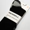 image:imageMerrell Unisex Adult Mens and Womens Trail Running Cushioned Socks  Antislip Heel amp Arch CompressionCrew  Black