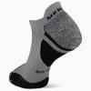image:imageMerrell Unisex Adult Mens and Womens Trail Running Cushioned Socks  Antislip Heel amp Arch CompressionLow Cut Tab  GrayBlack