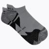 image:imageMerrell Unisex Adult Mens and Womens Trail Running Cushioned Socks  Antislip Heel amp Arch CompressionLow Cut Tab  GrayBlack