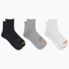 image:imageMerrell unisexadult Mens and Womens Cushioned Cotton Ankle Socks  3 amp 6 Pairs  Breathable Mesh Comfort ZonesBlackWhiteGray
