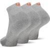 image:imageMerrell unisexadult Mens and Womens Cushioned Cotton Ankle Socks  3 amp 6 Pairs  Breathable Mesh Comfort ZonesGray