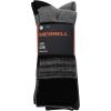 image:imageMerrell unisexadult Mens and Womens Cushioned Midweight Crew Socks  4 8 12 Pairs  Moisture WickingBlack Assorted