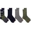 image:imageMerrell unisexadult Mens and Womens Cushioned Midweight Crew Socks  4 8 12 Pairs  Moisture WickingBlue 4 Pairs