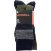 image:imageMerrell unisexadult Mens and Womens Cushioned Midweight Crew Socks  4 8 12 Pairs  Moisture WickingBlue 4 Pairs