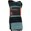 image:imageMerrell unisexadult Mens and Womens Cushioned Midweight Crew Socks  4 8 12 Pairs  Moisture WickingOlive 4 Pairs