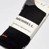 image:imageMerrell unisexadult Mens and Womens Trail Running Lightweight Socks  Antislip Heel and Breathable MeshCrew  Black