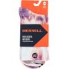 image:imageMerrell unisexadult Mens and Womens Trail Running Lightweight Socks  Antislip Heel and Breathable MeshMid Crew  Burgundy