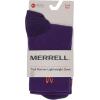image:imageMerrell unisexadult Mens and Womens Trail Running Lightweight Socks  Antislip Heel and Breathable MeshMid Crew  Violet