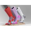image:imageMerrell unisexadult Mens and Womens Trail Running Lightweight Socks  Antislip Heel and Breathable MeshMid Crew  White