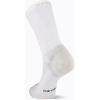image:imageMerrell unisexadult Mens and Womens Trail Running Lightweight Socks  Antislip Heel and Breathable MeshMid Crew  White
