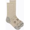 image:imageMerrell unisexadult Mens and Womens Zoned Cushioned Wool Hiking Crew Socks  Breathable Arch SupportLight Tan