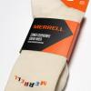 image:imageMerrell unisexadult Mens and Womens Zoned Cushioned Wool Hiking Crew Socks  Breathable Arch SupportWhite