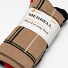 image:imageMerrell Unisex Adult Hiking Crew Socks 3PairsKhaki Assorted 3 Pairs