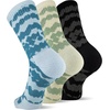 image:imageMerrell Unisex Adult Mens and Womens Wool Everyday Hiking Crew Socks  3 amp 6 Pairs  Cushioned Moisture WickingBlue Green Black 1 Pair