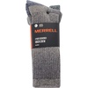image:imageMerrell Unisex Adult Mens and Womens Wool Everyday Hiking Crew Socks  3 amp 6 Pairs  Cushioned Moisture WickingCharcoal Black