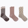 image:imageMerrell Unisex Adult Mens and Womens Wool Everyday Hiking Crew Socks  3 amp 6 Pairs  Cushioned Moisture WickingLight Assorted 3 Pairs