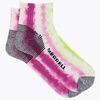 image:imageMerrell Mens and Womens MOAB Hiking Midweight Cushion Socks  Unisex Coolmax Moisture Management and Arch SupportAnkle  Tie Dye Pink