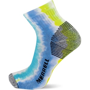 image:imageMerrell Mens and Womens MOAB Hiking Midweight Cushion Socks  Unisex Coolmax Moisture Management and Arch SupportAnkle  Tie Dye Blue