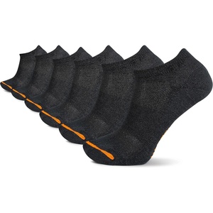 image:imageMerrell Mens and Womens Wool Everyday Hiking Socks  3 Pair Pack  Cushion Arch Support amp Moisture WickingBlack 6 Pairs
