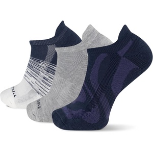 image:imageMerrell Mens and Womens Wool Everyday Hiking Socks  3 Pair Pack  Cushion Arch Support amp Moisture WickingNavy Assorted